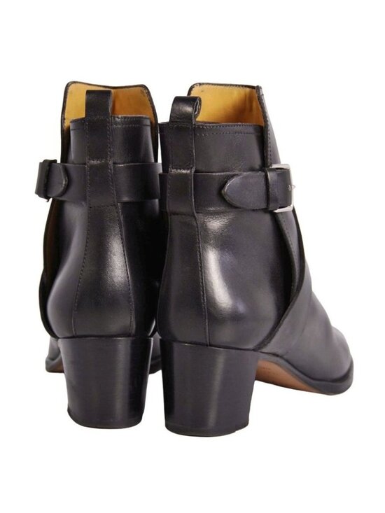 HERMES Short Boots Shoes Chaine d Hermes Boots Short Leather Shoes
